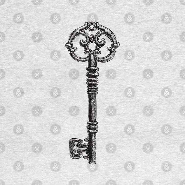 vintage key by Lamink